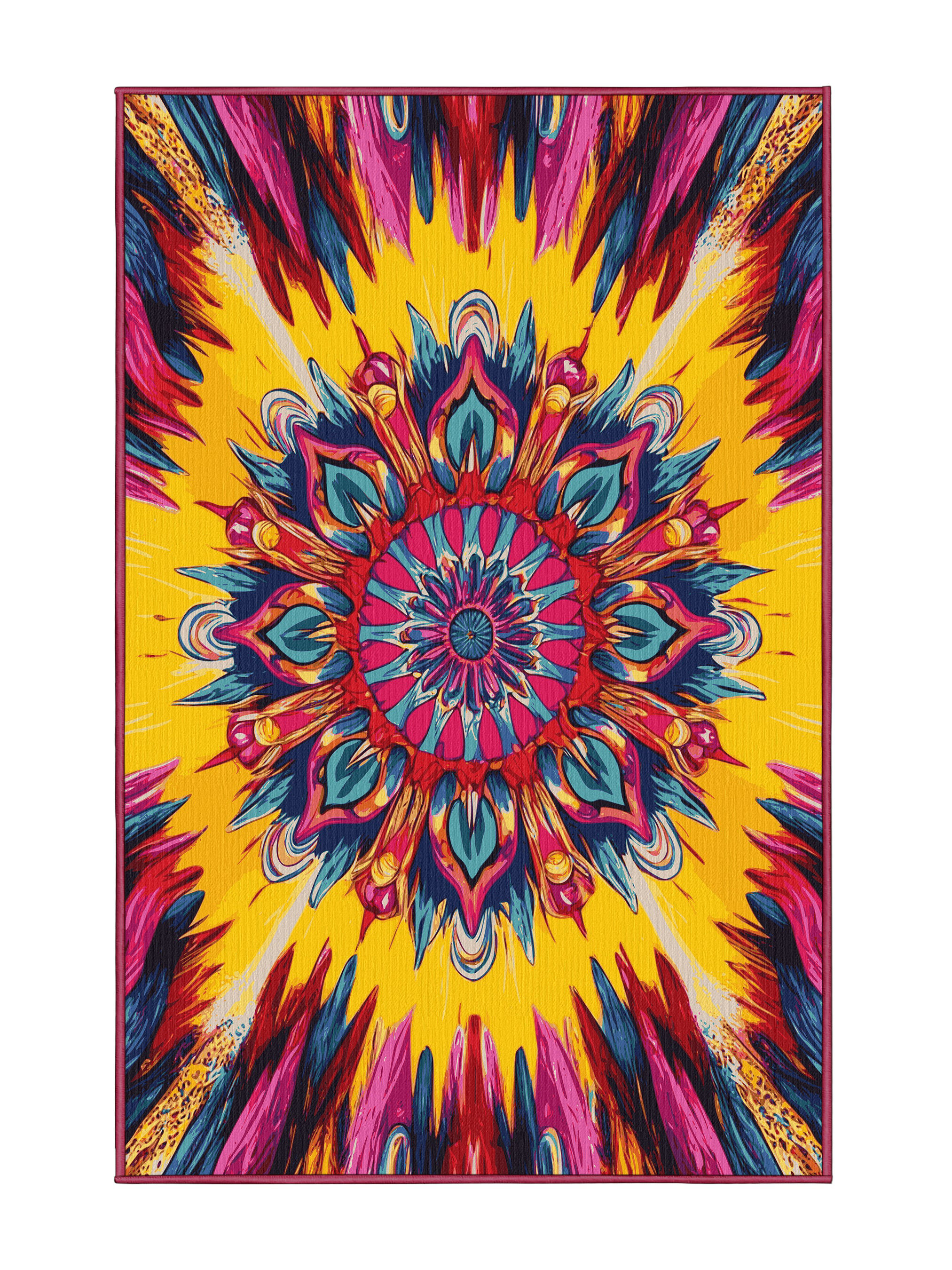 Trinx Color Cascade Rug | Wayfair