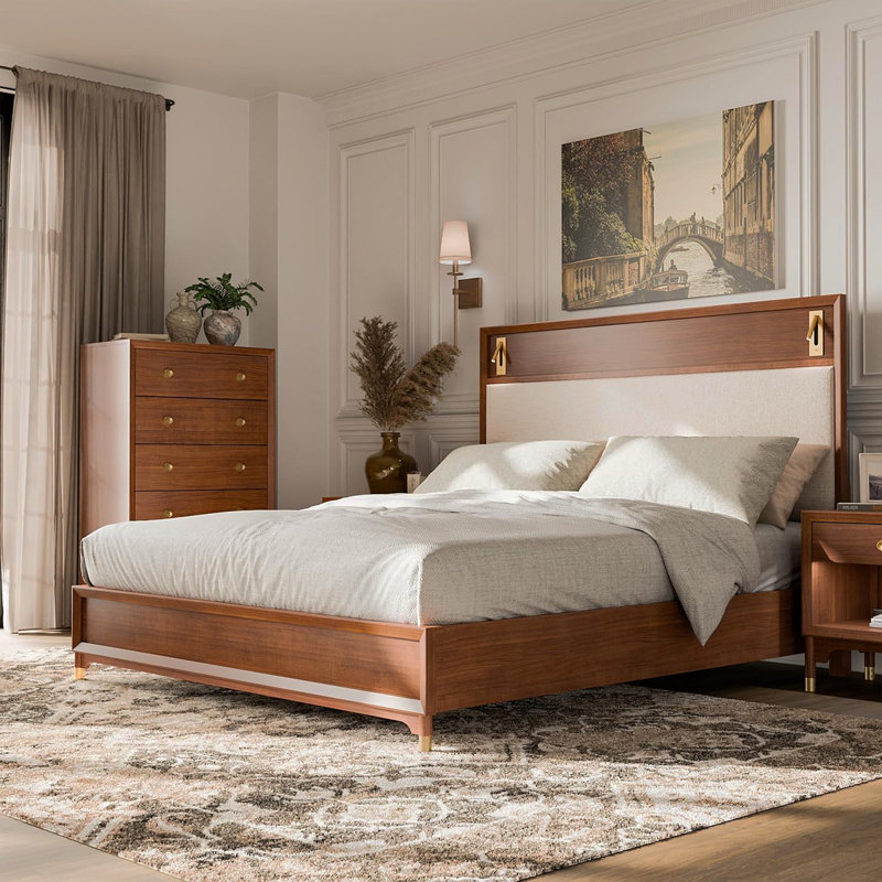 Mobilier de chambre à coucher Mid-Century Modern, Grand