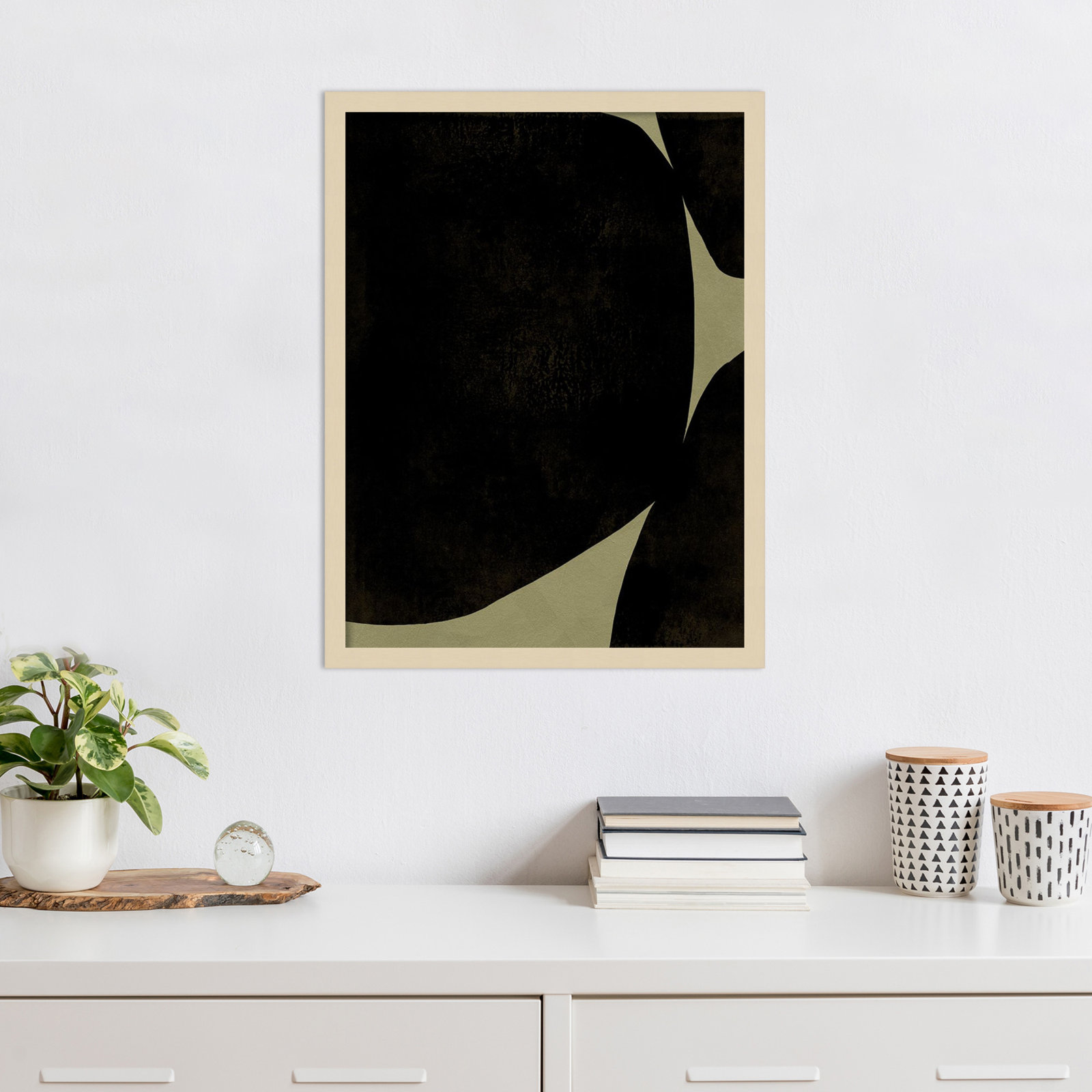 Heirloom Orbs I by Jacob Green, Brown, 25" H x 19" W x 1" D