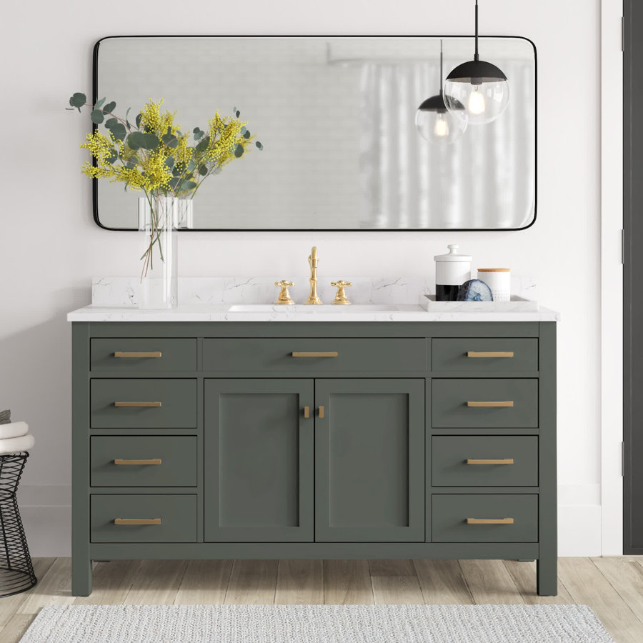 Saur 60" Single Bathroom Vanity Set