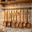 10 Piece Solid Wood Cooking Utensils Set, Culinary Full Set