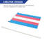 Paquet de 12 mini-drapeaux Anley Transgender