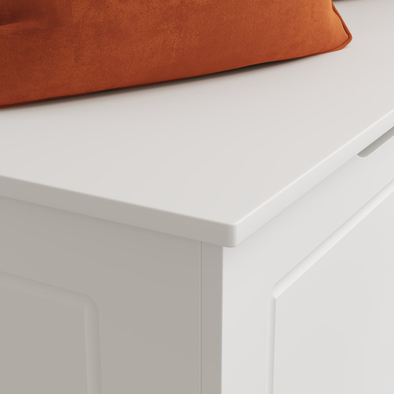 Breakfast Nook Corner Storage Bench L-Shaped Dining Bench With Hidden Flip-Top Storage, White
