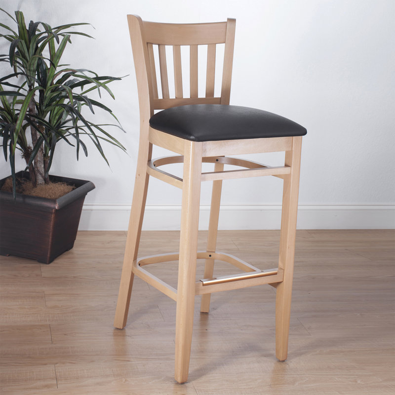 Lismore Solid Wood Counter Stool, Natural