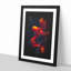 Red Octopus - Picture Frame Graphic Art Print-56857405-56857406