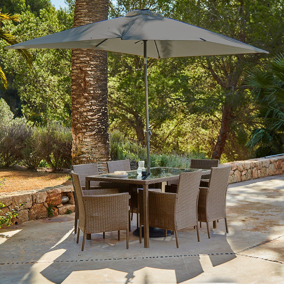Ahmid 6 Seater Dining Set with Cushions