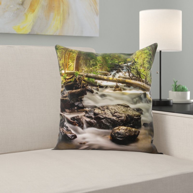 Coussin en jeté creek
