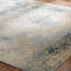Tedesco Abstract Area Rug in Ivory/Blue-1969335492