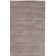 Anson Hand Loomed Wool/Cotton Striped Rug in Pewter