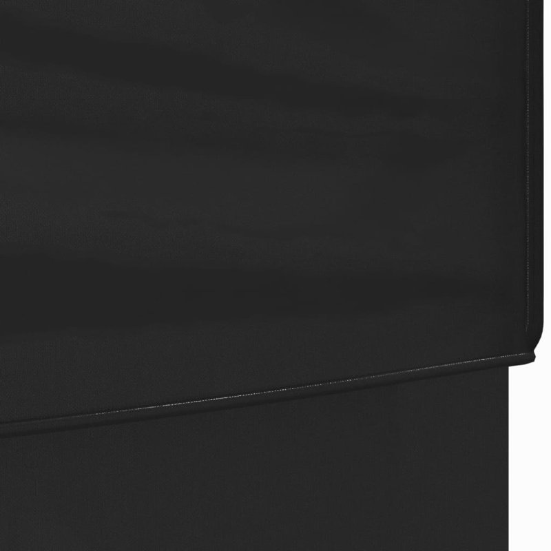 Alfrid 2.9m x 2.9m Steel Party Tent, Black, Black/White