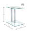 Holly Glass Top C Table End Table