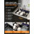 29.5-Inch Stainless Steel Smart Workstation Kitchen Sink Complete Kit with Kitchen Sink Accessories, Digital Display, Water-Powered Piano Key Control, Energy-Efficient Multi-Mode Pull-Out Faucet, Honeycomb Coating, Cup Washer, Garbage Disposal Compatible