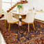 Hand-Knotted High-Quality Black and Red Area Rug