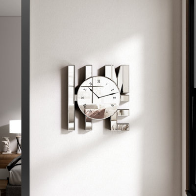 Jeni Modern Glass Decorative Table Clock