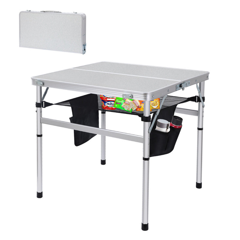 Table de camping pliante Rabess, H 22,2 po x L 23,6 po x l 23,6 po