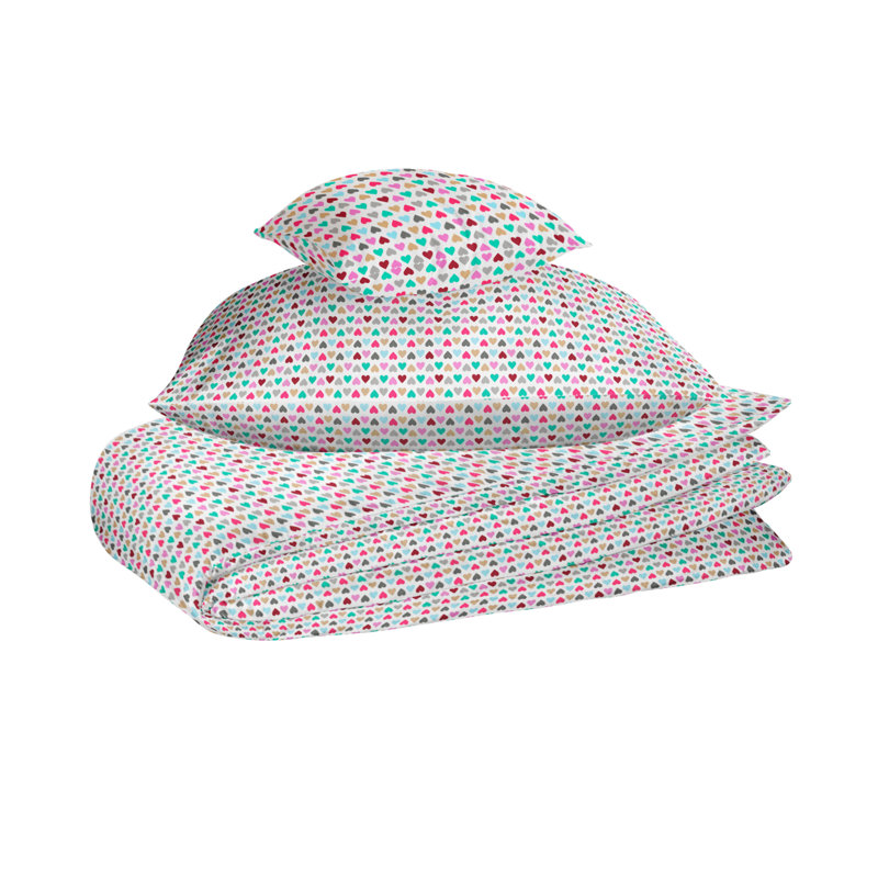 Coulter No Pattern Duvet Cover Set with Pillowcases, 155 x 200cm - 1 Pillowcase (50 x 70 cm)