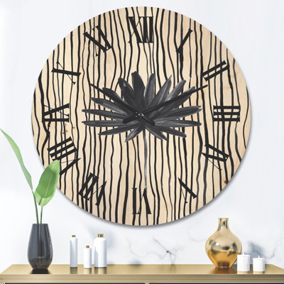 Solid Wood Wall Clock