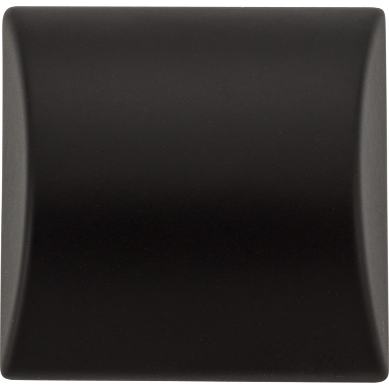 Roman Square Knob, Matte Black