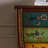 Vintage Painted Small Solid Wood Accent Chest