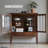 Retro Walnut Large-Capacity Accent Cabinet