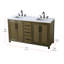 Meuble-lavabo double 60 po-1342035336