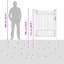 180 cm W Gate Fencing