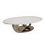 Table basse moderne à haute brillance avec 4 tiroirs, élégante et fonctionnelle pour un espace de vie amélioré-171048706