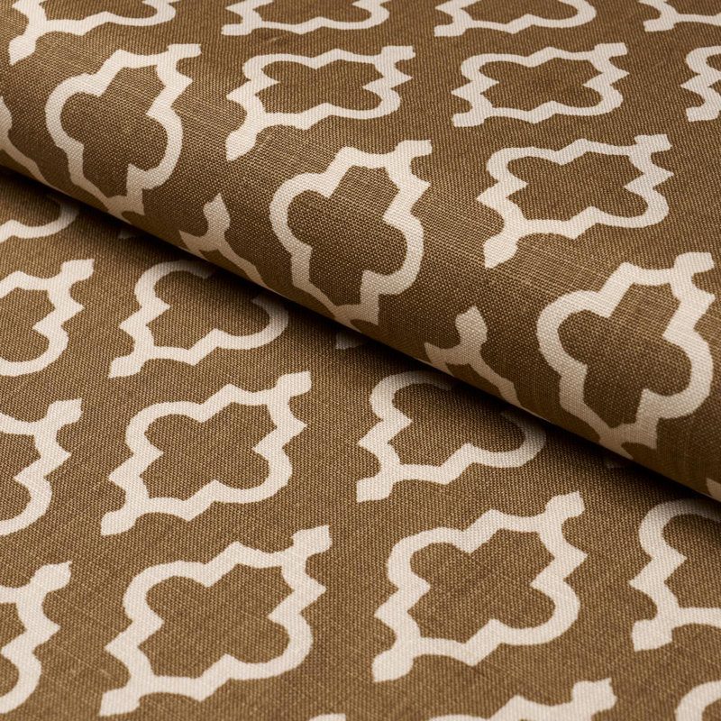 Tissu Schumacher X Veere Grenney Jake, Cannelle