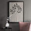 Feuilles et bois I, toile encadrée de qualité supérieure - prête à être accrochée-967177706-967177707