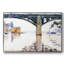 Le pont de chemin de fer à Argenteuil, 1874, reproduction d'art sur toile-92472298-92472300