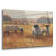 «Grazing At Sunset 2» par Ethan Harper, art mural en verre acrylique-1690559565