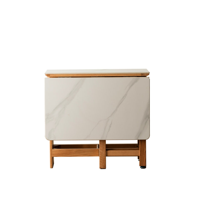 Table de salle à manger rectangulaire en chêne massif avec pieds en chêne massif, imperméable et résistant aux égratignures, plateau de table facile à assembler, bureau triangulaire, à nettoyer