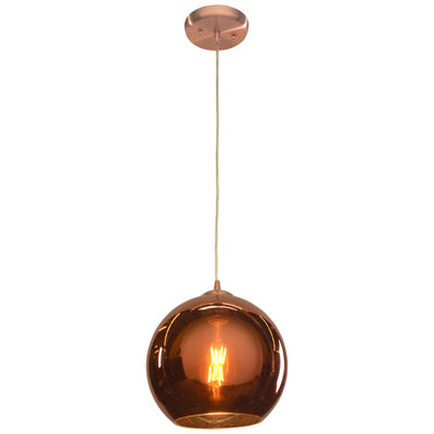Luminaire sphère suspendu 1 lumière del simple BulgerHills