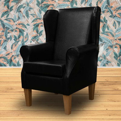 74cm Wide Tufted Wingback Chair