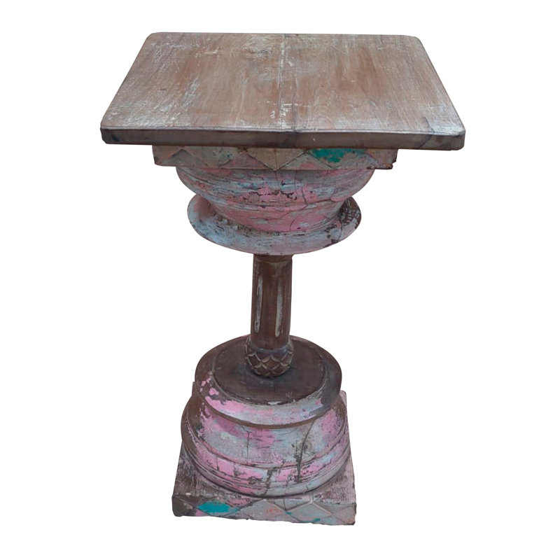 Aubury Solid Wood Frame End Table