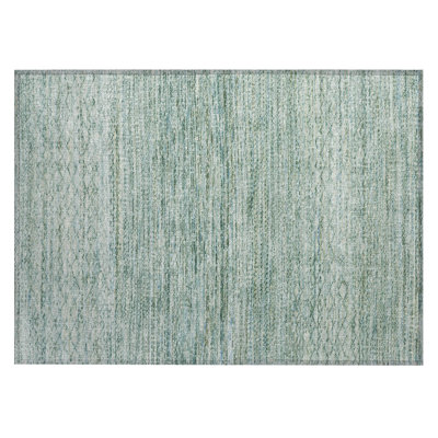 Machine Washable Indoor/Outdoor Amanda ACN2150 Striped Rug