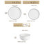 MALACASA  Dinnerware - Set of 18
