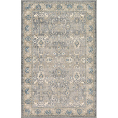 Tapis à motif oriental gris Linz