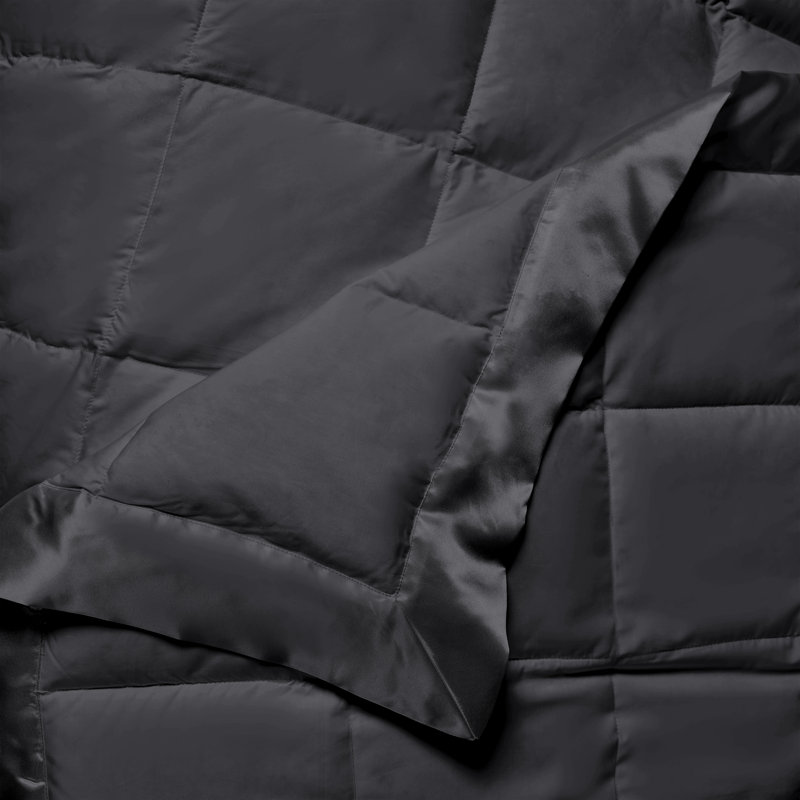 Hand Woven Blanket, Black, 90" x 90"