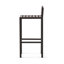 Tabourets de bar industriels modernes en bois d'acacia pour l'extérieur (ensemble de 2)
