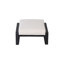 2 repose-pieds beige et brun - pour diverses utilisations: repose-pieds