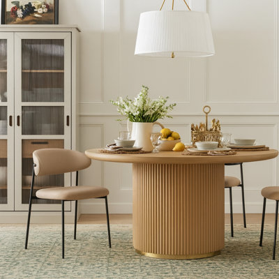 Chaise de salle à manger rembourrée Lupita