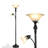 71'' Black Torchiere Floor Lamp