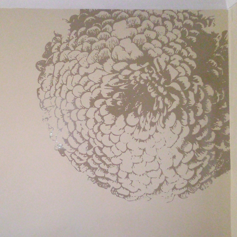 Plants & Flowers Wall Decal, Gold