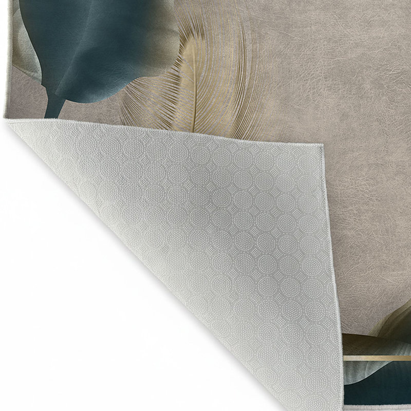 Luxurious Hall Carpet, 100% Velvet Fabric, 2.6 x 9.8 ft | Antibacterial & Non-Slip | 0.4 in Pile Height, Machine Washable | Durable Woven Design with 3D Digital Printing | Perfect for Home Entryways & Living Rooms