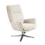 Fauteuil d'appoint pivotant confortable