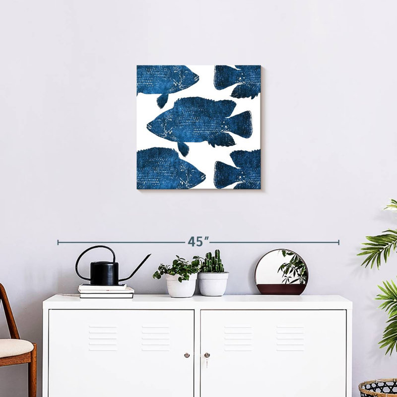 Brampt Fish Collage, 20" H x 20" W