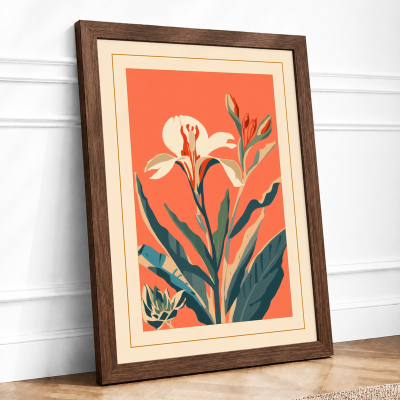 Statement Botanical - Print, Walnut, A1 - 84.1 x 59.4 cm