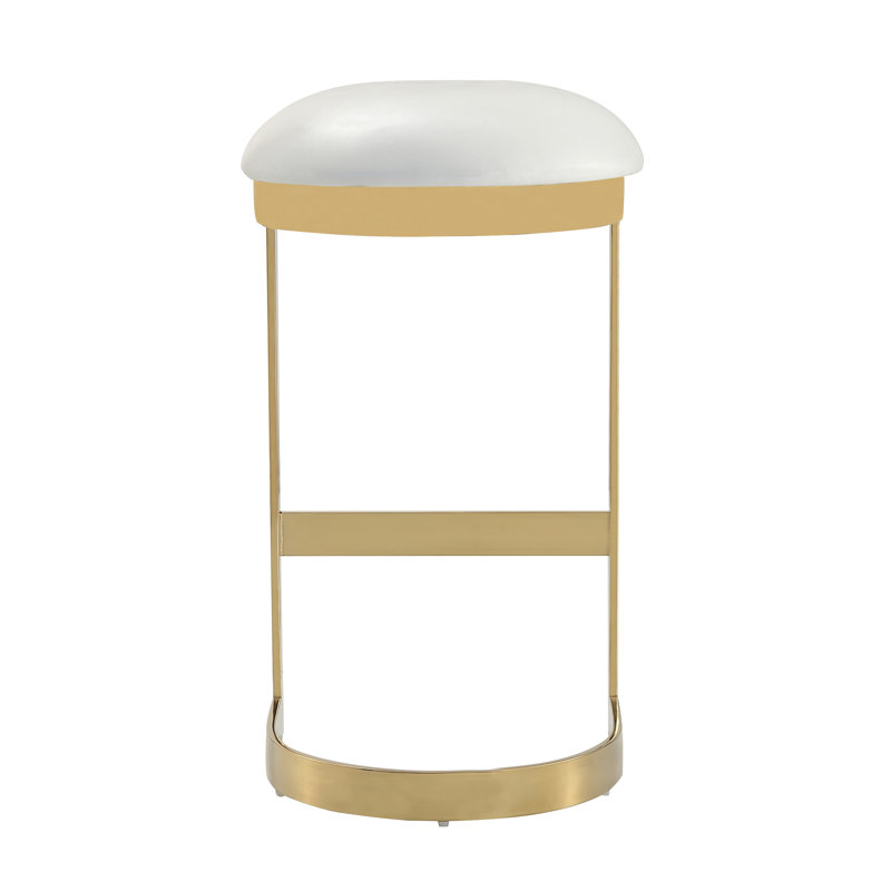 Tabouret de bar 28,5 po Bonneville, Blanc