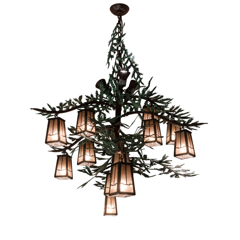 Lustre géométrique à 12 lumières Dyana